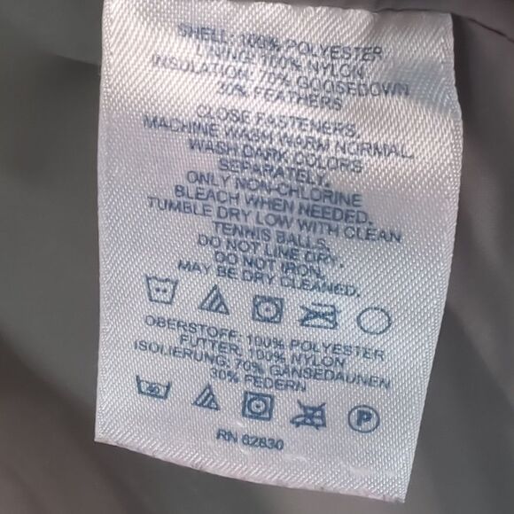 Lands End Quilted Goose Down Vest - Women Med - Picture 7 of 8